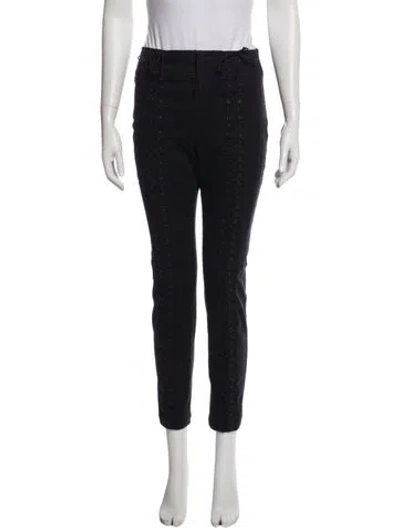 Pre-owned A.l.c Skinny Leg Pants In Black