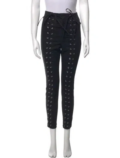 Pre-owned A.l.c Skinny Leg Pants In Black