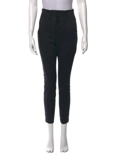 Pre-owned A.l.c Skinny Leg Pants In Black