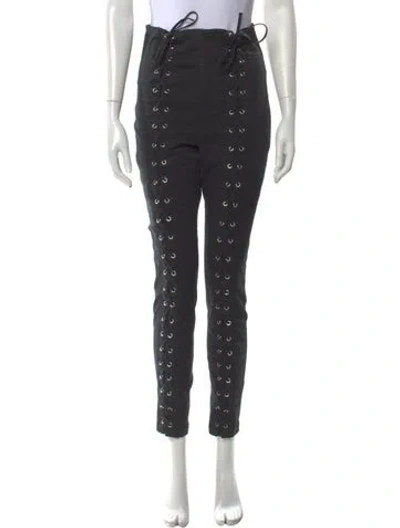 Pre-owned A.l.c Skinny Leg Pants In Black