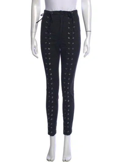 Pre-owned A.l.c Skinny Leg Pants In Black
