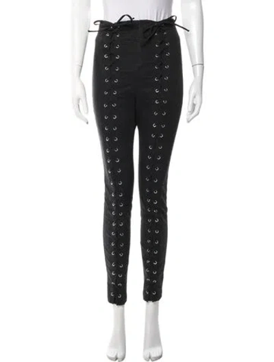 Pre-owned A.l.c Skinny Leg Pants In Black