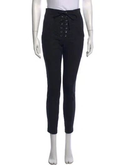 Pre-owned A.l.c Skinny Leg Pants In Black