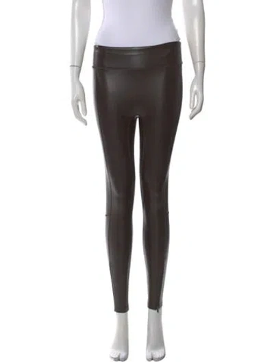 Pre-owned A.l.c Skinny Leg Pants In Brown