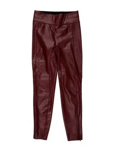 Pre-owned A.l.c Skinny Leg Pants In Burgundy
