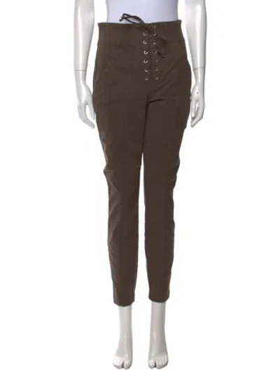 Pre-owned A.l.c Skinny Leg Pants In Green