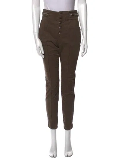 Pre-owned A.l.c Skinny Leg Pants In Green