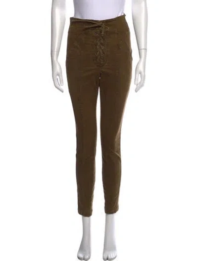 Pre-owned A.l.c Skinny Leg Pants In Green