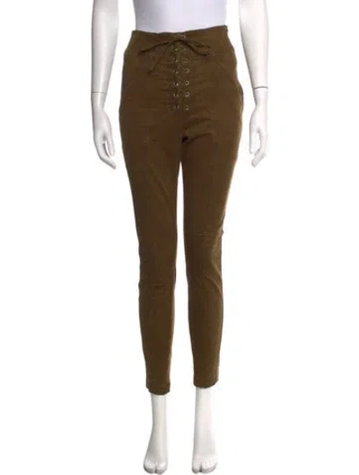 Pre-owned A.l.c Skinny Leg Pants In Green