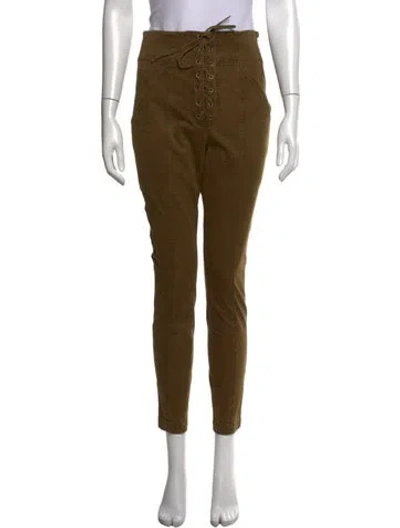 Pre-owned A.l.c Skinny Leg Pants In Green