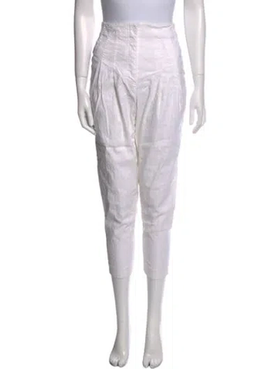Pre-owned A.l.c Skinny Leg Pants In White