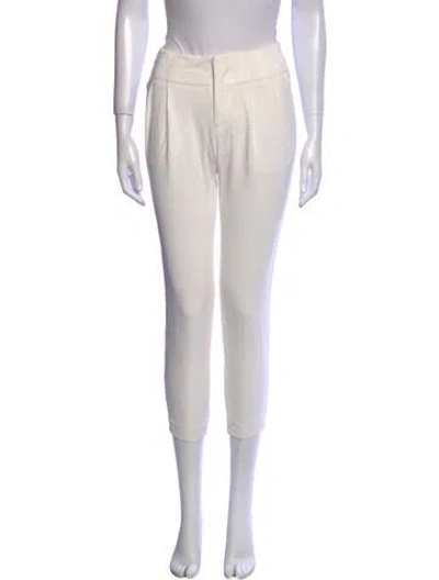 Pre-owned A.l.c Skinny Leg Pants In White