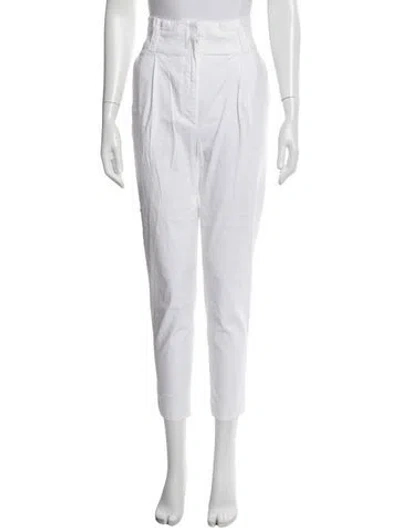 Pre-owned A.l.c Skinny Leg Pants In White