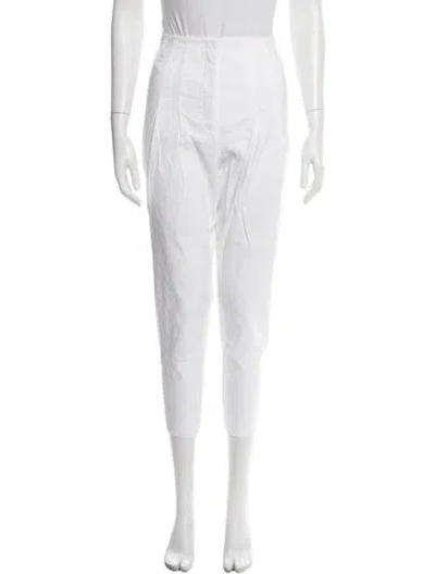 Pre-owned A.l.c Skinny Leg Pants In White