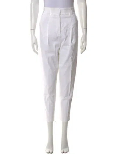 Pre-owned A.l.c Skinny Leg Pants In White