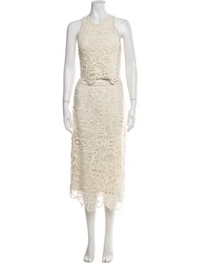 Pre-owned A.l.c Skirt Set In Neutral