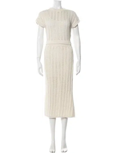 Pre-owned A.l.c Skirt Set In Neutral