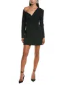 A.l.c . Skyla One-shoulder Long Sleeve Dress In Black
