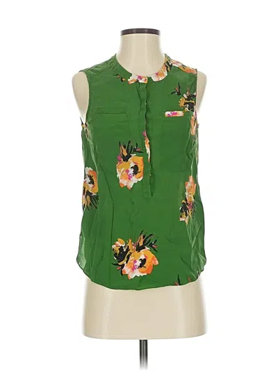 Pre-owned A.l.c Sleeveless Blouse In Green