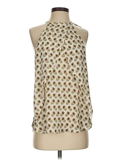 Pre-owned A.l.c Sleeveless Blouse In Ivory
