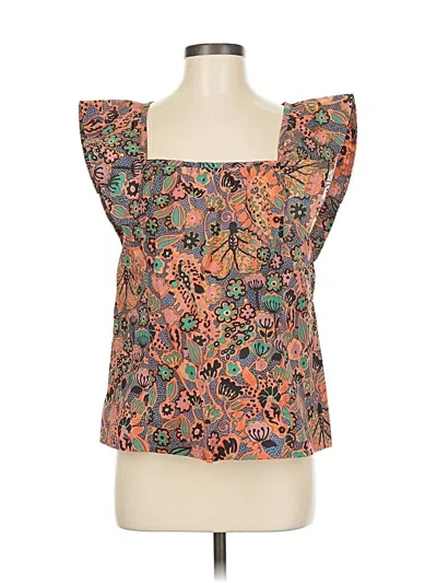 Pre-owned A.l.c Sleeveless Blouse In Orange