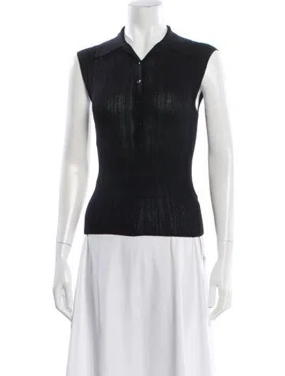 Pre-owned A.l.c Sleeveless Polo In Neutral