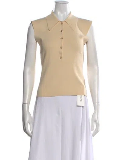 Pre-owned A.l.c Sleeveless Polo In Neutral