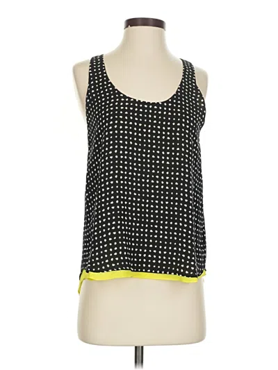 Pre-owned A.l.c Sleeveless Silk Top Black Halter Neckline Tops
