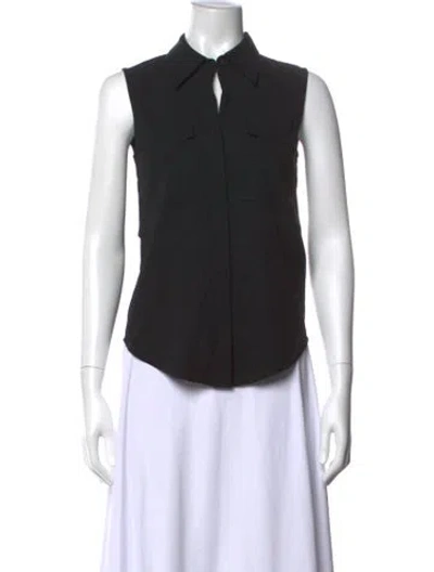 Pre-owned A.l.c Sleeveless Top In Black