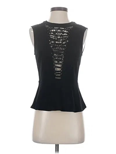 Pre-owned A.l.c Sleeveless Top Black Keyhole Neckline Tops