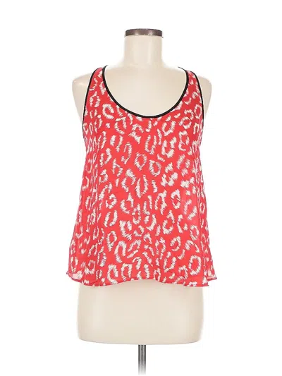 Pre-owned A.l.c Sleeveless Top Red Halter Neckline Tops