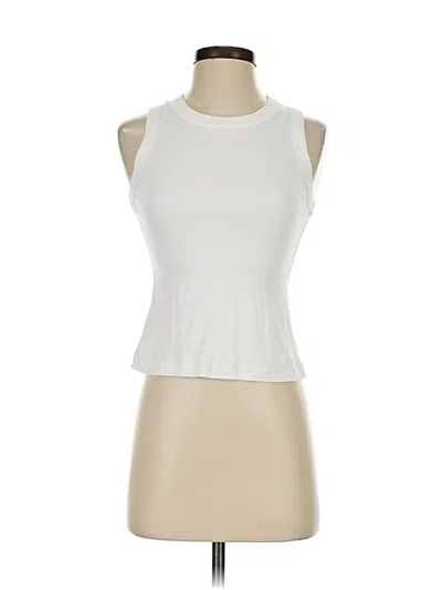 Pre-owned A.l.c Sleeveless T-shirt In Ivory