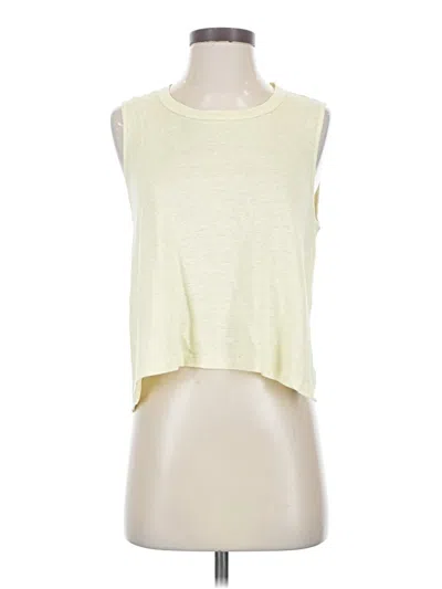 Pre-owned A.l.c Sleeveless T-shirt In Yellow