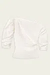 A.l.c Sona Stretch Cotton Top In White In White