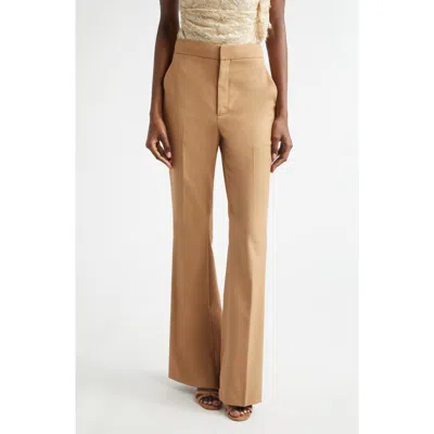 A.l.c . Sophie Ii Flare Wool Blend Pants In Brown