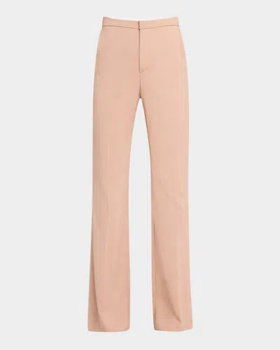 A.l.c Sophie Ii Straight-leg Twill Pants In Blush