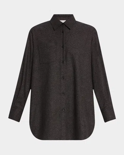 A.l.c Spence Button-front Tunic In Gray