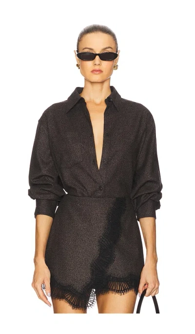A.l.c Spence Top In Brown