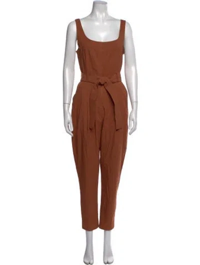 Pre-owned A.l.c Square Neckline Jumpsuit In Neutrals