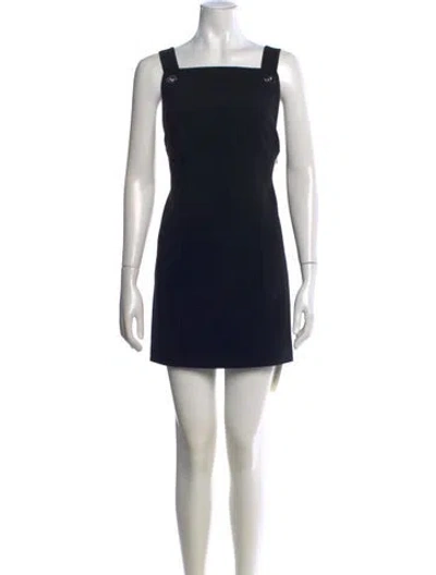 Pre-owned A.l.c Square Neckline Mini Dress W/ Tags In Black
