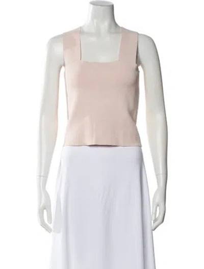 Pre-owned A.l.c Square Neckline Sleeveless Top In Pink