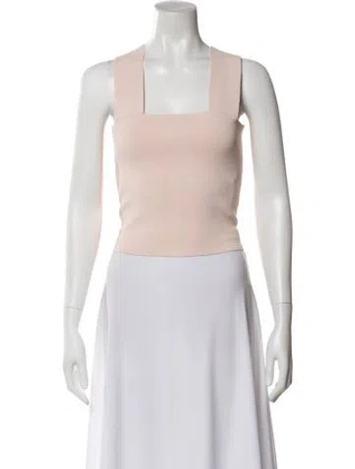 Pre-owned A.l.c Square Neckline Sleeveless Top In Pink