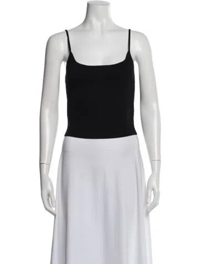 Pre-owned A.l.c Square Neckline Sweater In Black