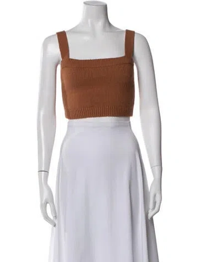 Pre-owned A.l.c Square Neckline Sweater In Neutral