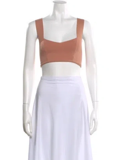 Pre-owned A.l.c Square Neckline Sweater W/ Tags In Neutrals