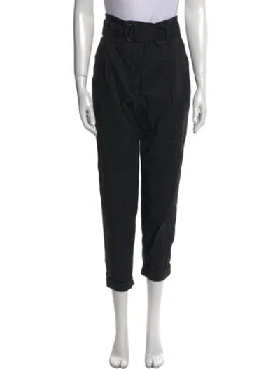 Pre-owned A.l.c Straight Leg Pants In Black