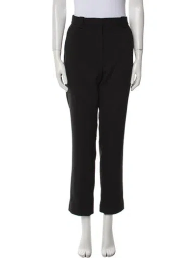 Pre-owned A.l.c Straight Leg Pants In Black