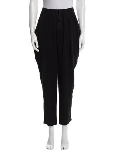 Pre-owned A.l.c Straight Leg Pants In Black