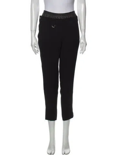 Pre-owned A.l.c Straight Leg Pants In Black