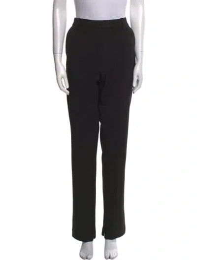 Pre-owned A.l.c Straight Leg Pants In Black